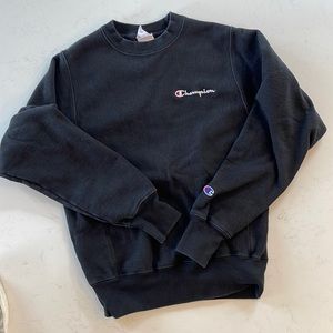 Men’s extra small black champion crewneck sweater